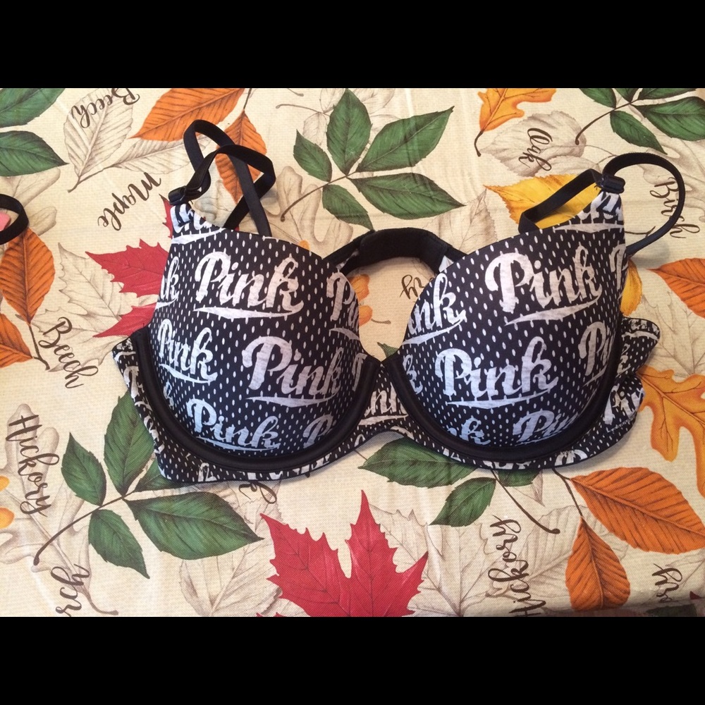Pink Victoria secret bra