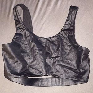 Victoria Secret’s black sports bra