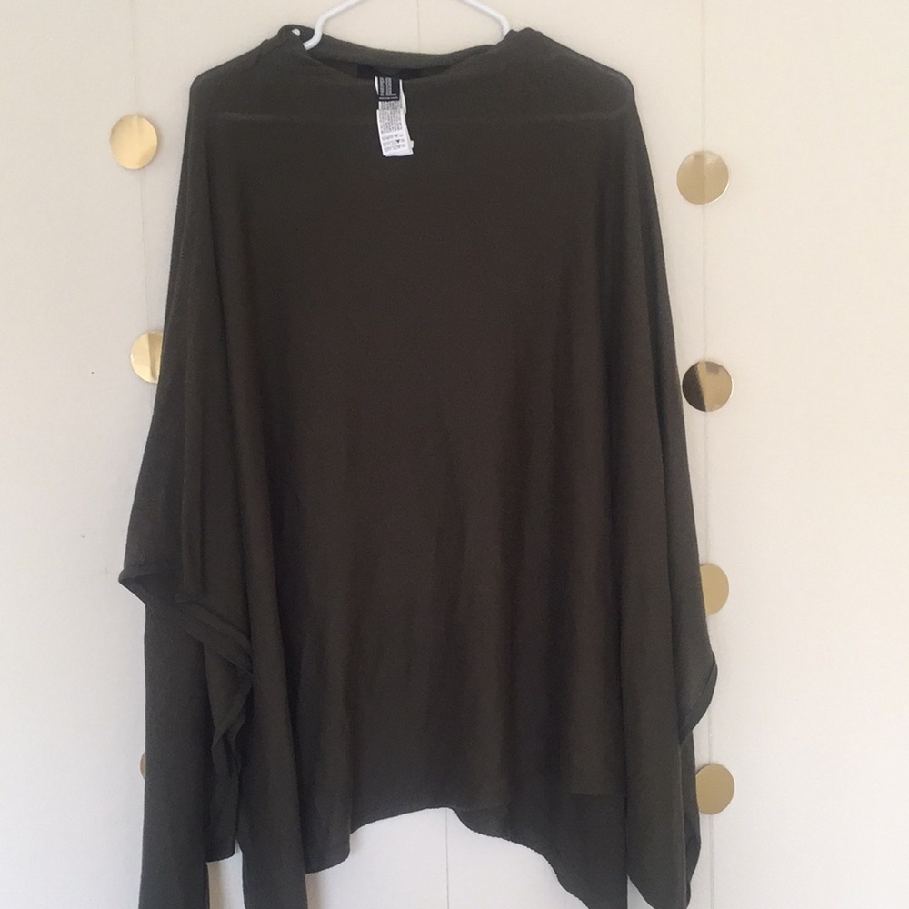 Green poncho