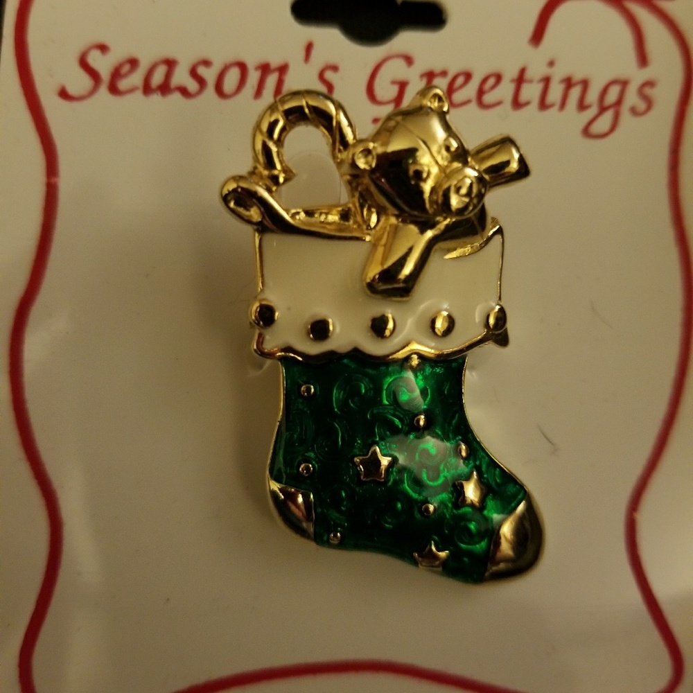 Christmas Stocking Pin