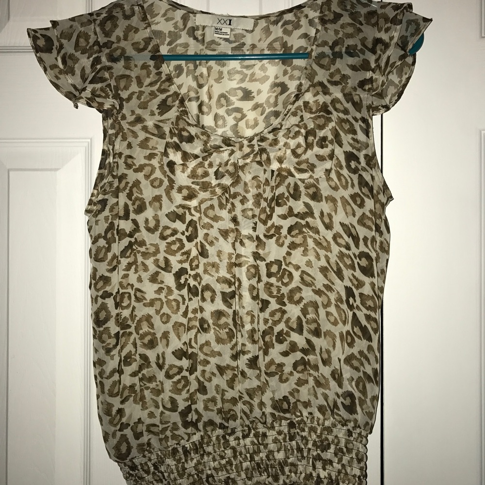 Leopard blouse