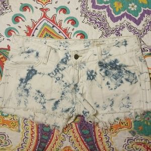 Siwy acid washed jean shorts
