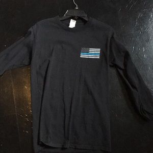 Thin Blue Line Law Enforcement shirt Small