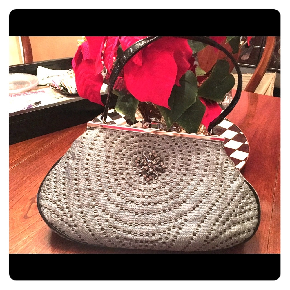 Designer handmade tapestry purse.  Glenda Geiss