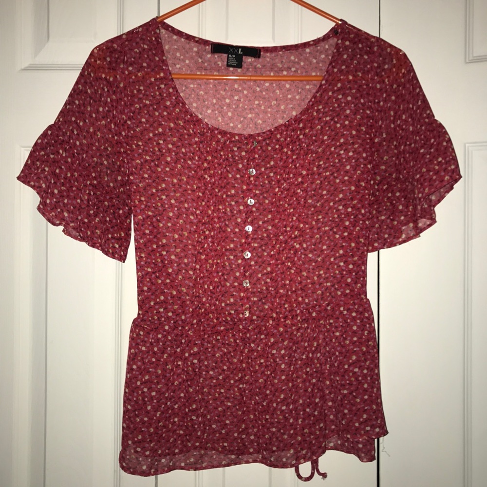 Red blouse