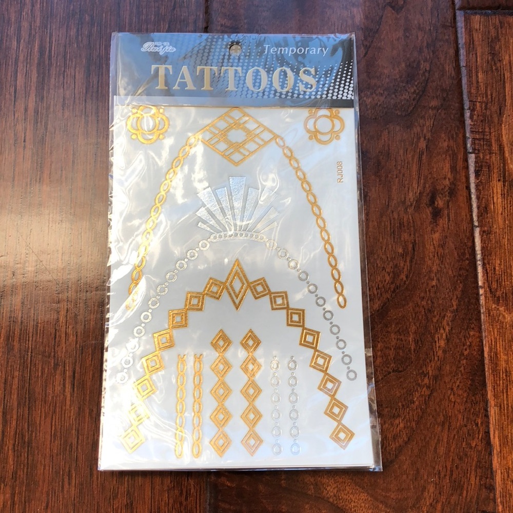 Jewelry inspired Flash tattoos