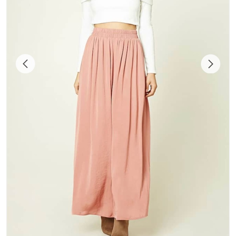 Forever 21 Pink Maxi Skirt
