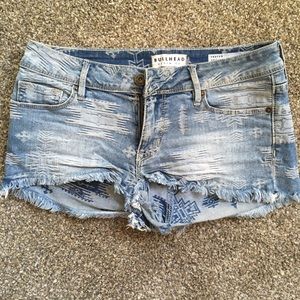 Bullhead frayed short short