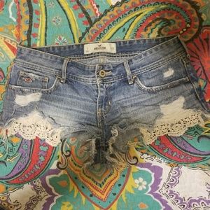 Hollister jean shorts