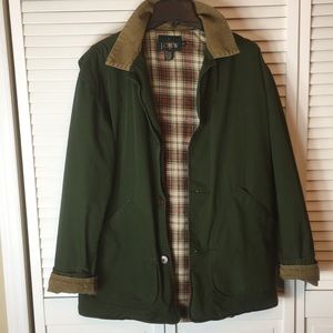 coat with plaid lining