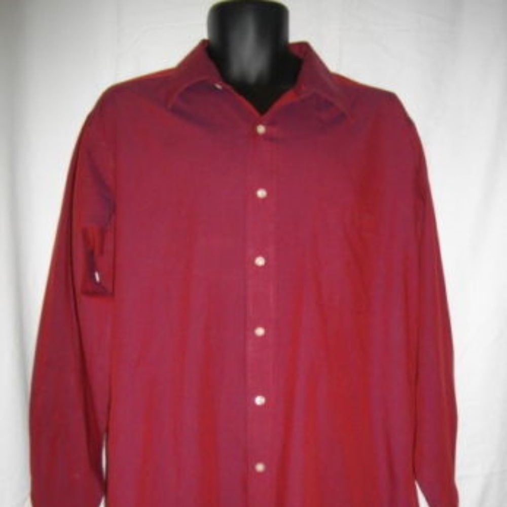 Red Chaps Men's Large Long Sleeve Dress Shirt