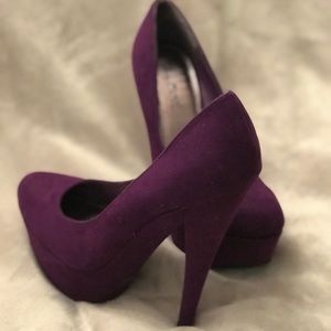 Purple Platform Heels