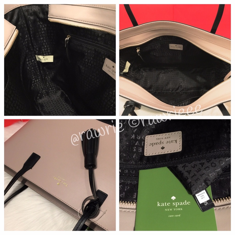 LOWEST New Kate Spade Colorblock leather zip tote - Picture 4 of 4