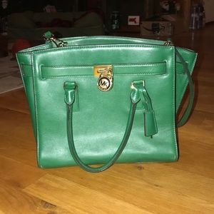 Green Michael Kors bag
