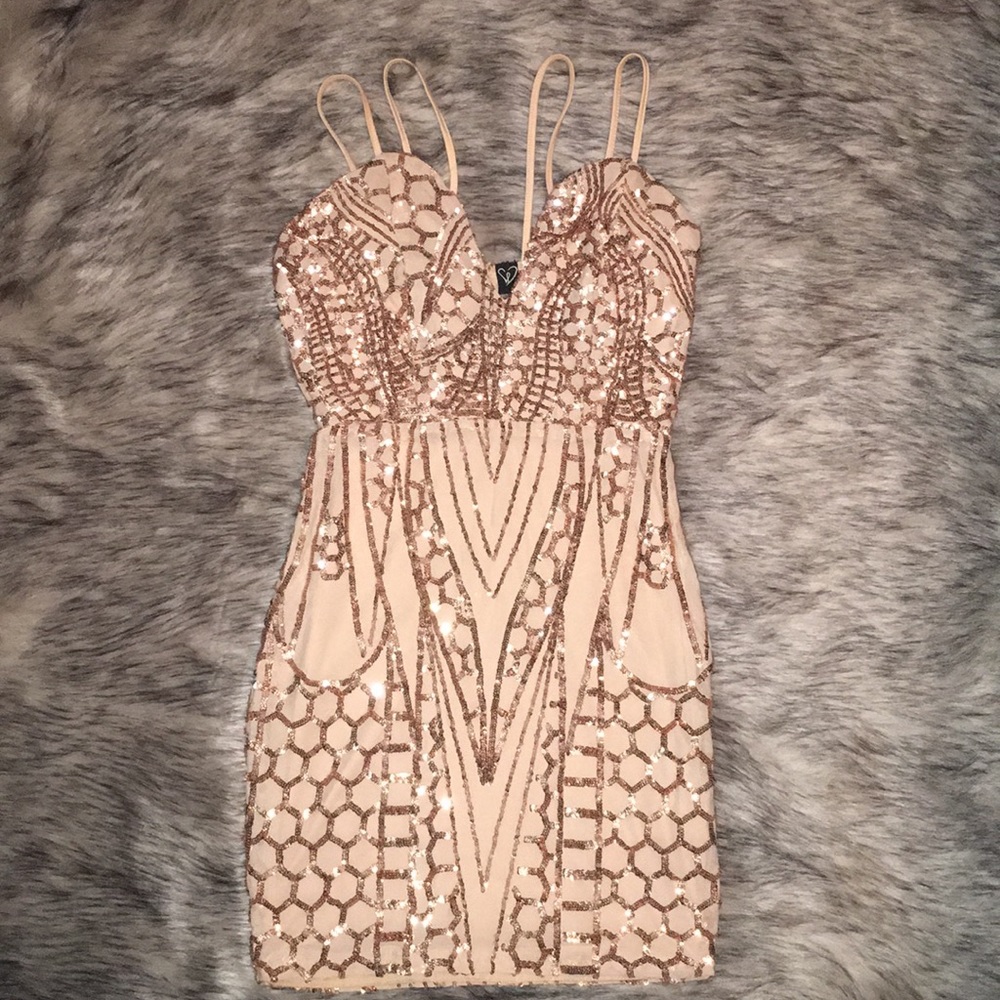 Sexy sequin dress