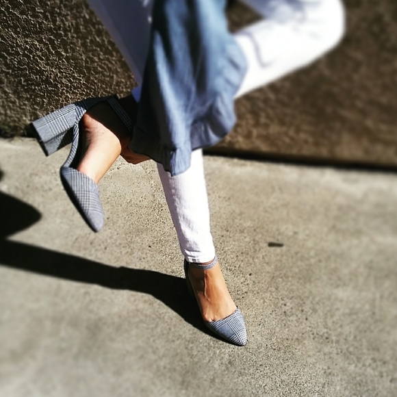 LAST PAIR!!//The Sherri// Black gingham heel - Picture 4 of 8