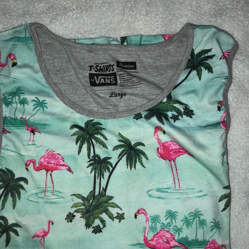 Flamingo Print Tank Top