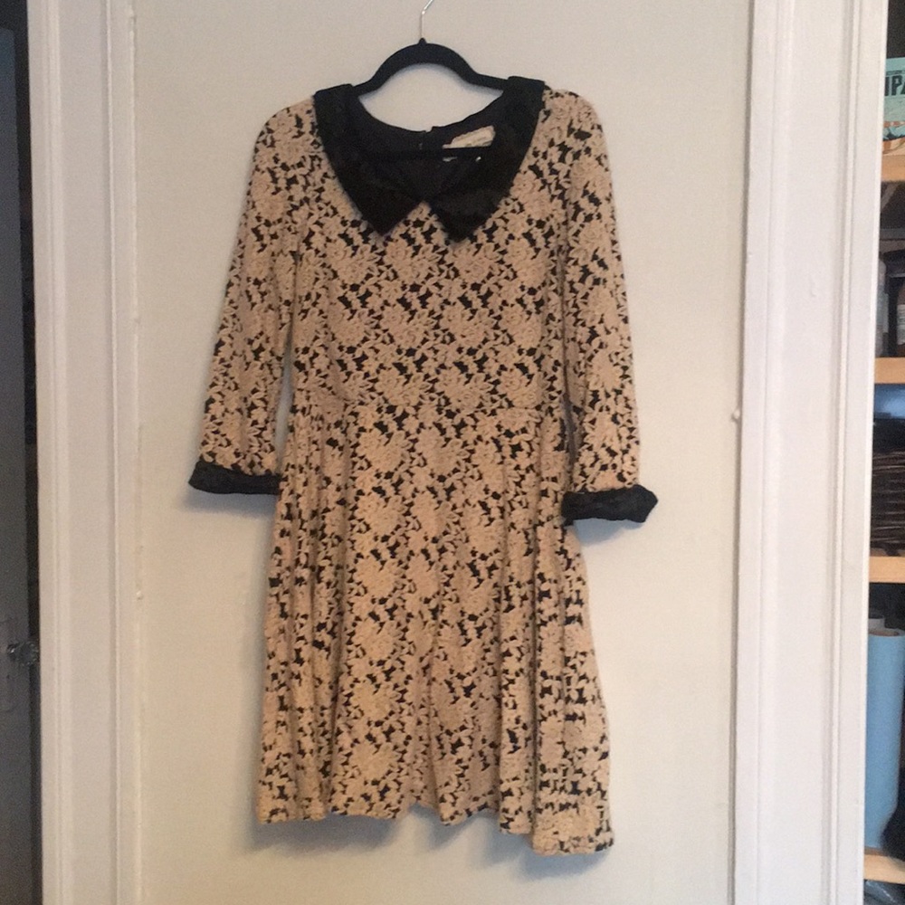 Winter Dress With 3/4 Sleeves