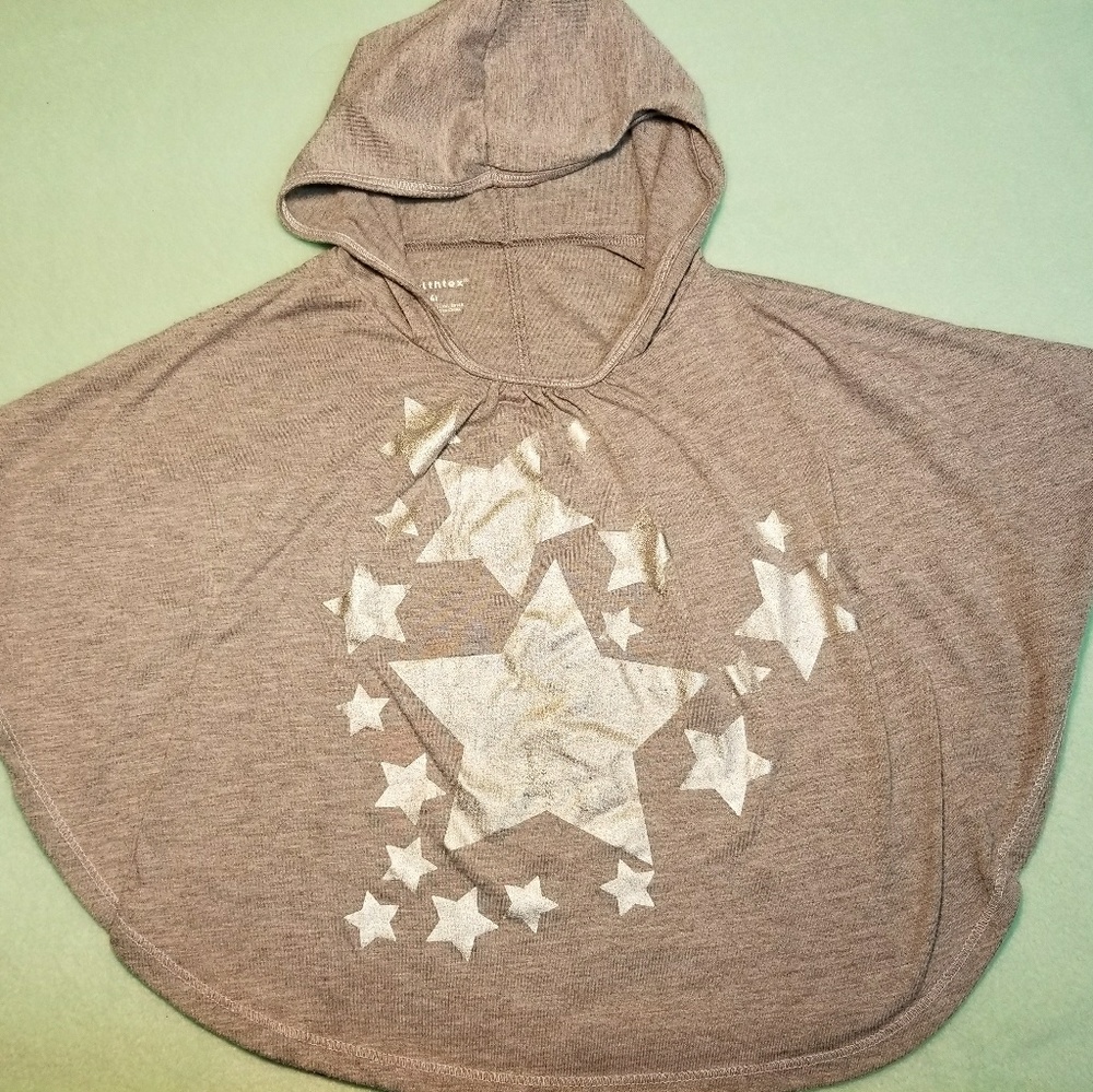 Healthtex grey cape (with armholes)