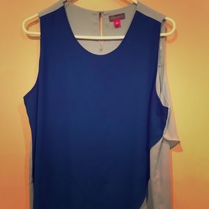Two shade sleeveless top