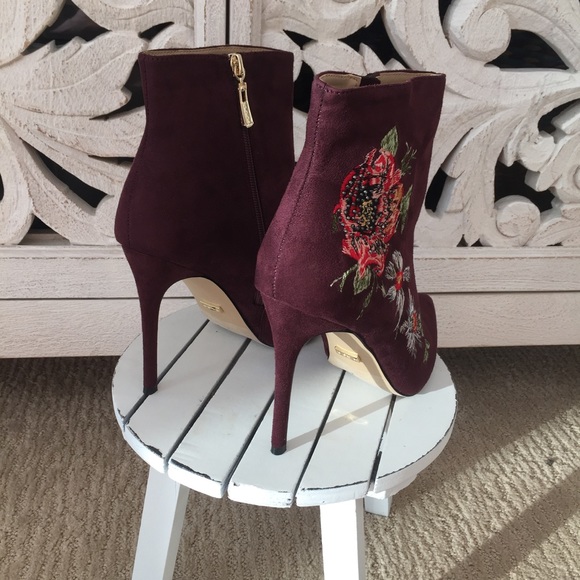 Bebe Embroidered Booties - Picture 3 of 3