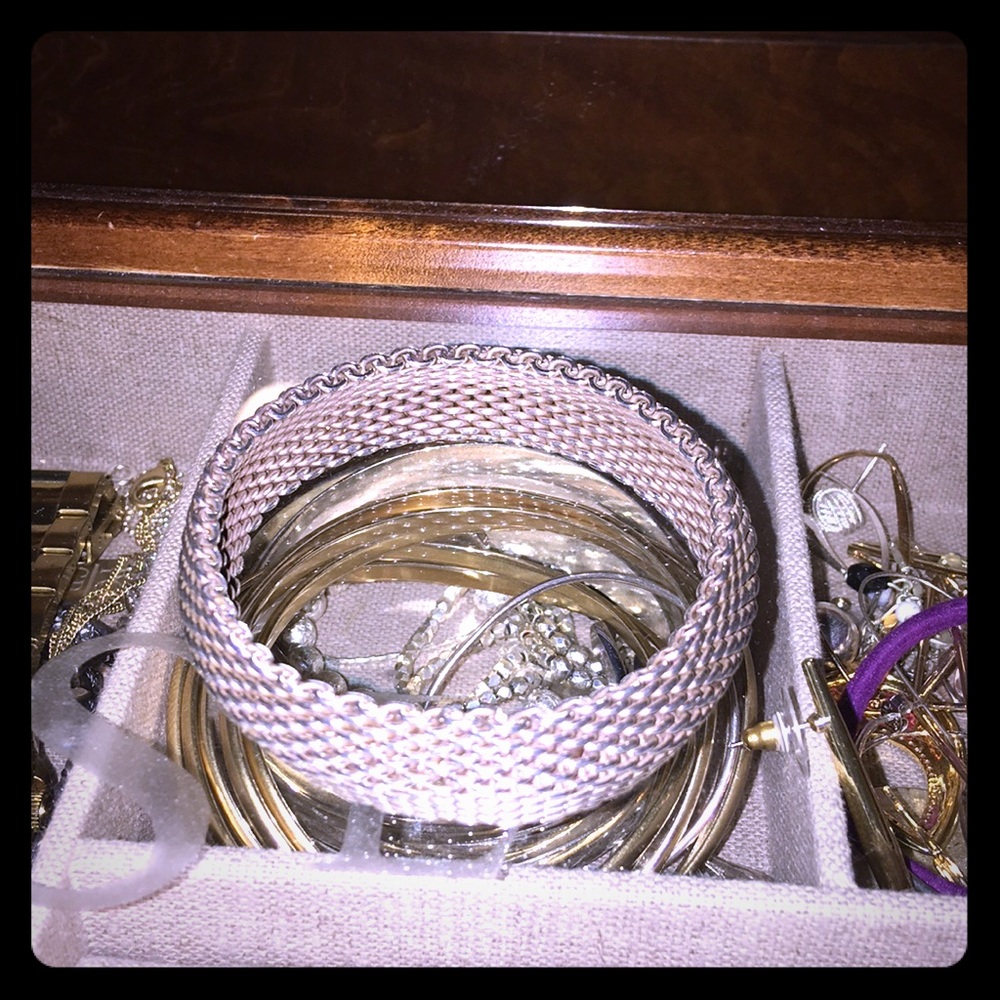 Tiffany silver mesh bracelet
