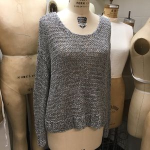 EILEEN FISHER open knit sweater S