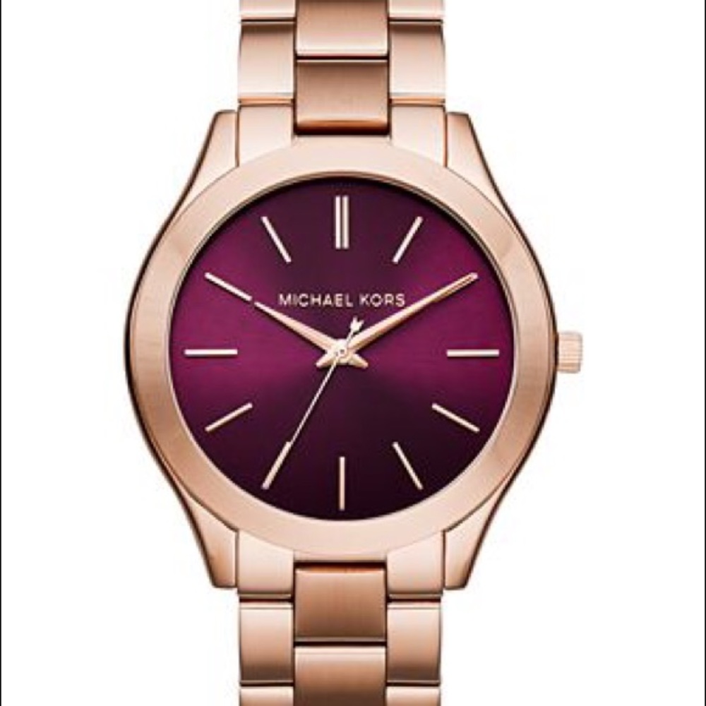 Micheal Kors rose gold watch