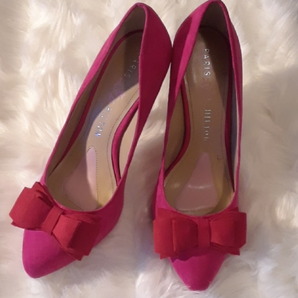 Paris Hilton Suede Pump