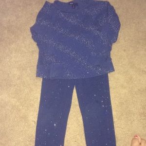 Light weight sweatshirt and leggings