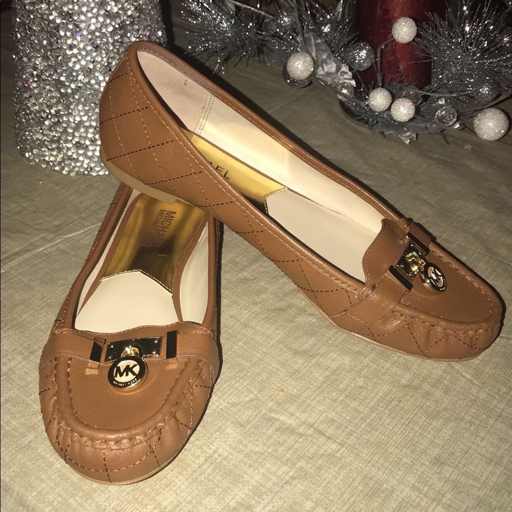 Michael Kors Brown hamilton loafers