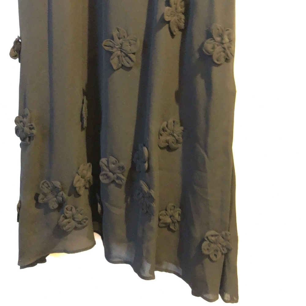 Anthropologie Odille Black 100% Silk Dress - Picture 5 of 8
