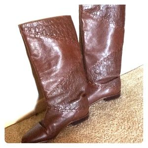 Made in Brazil size 7.5 brown boots