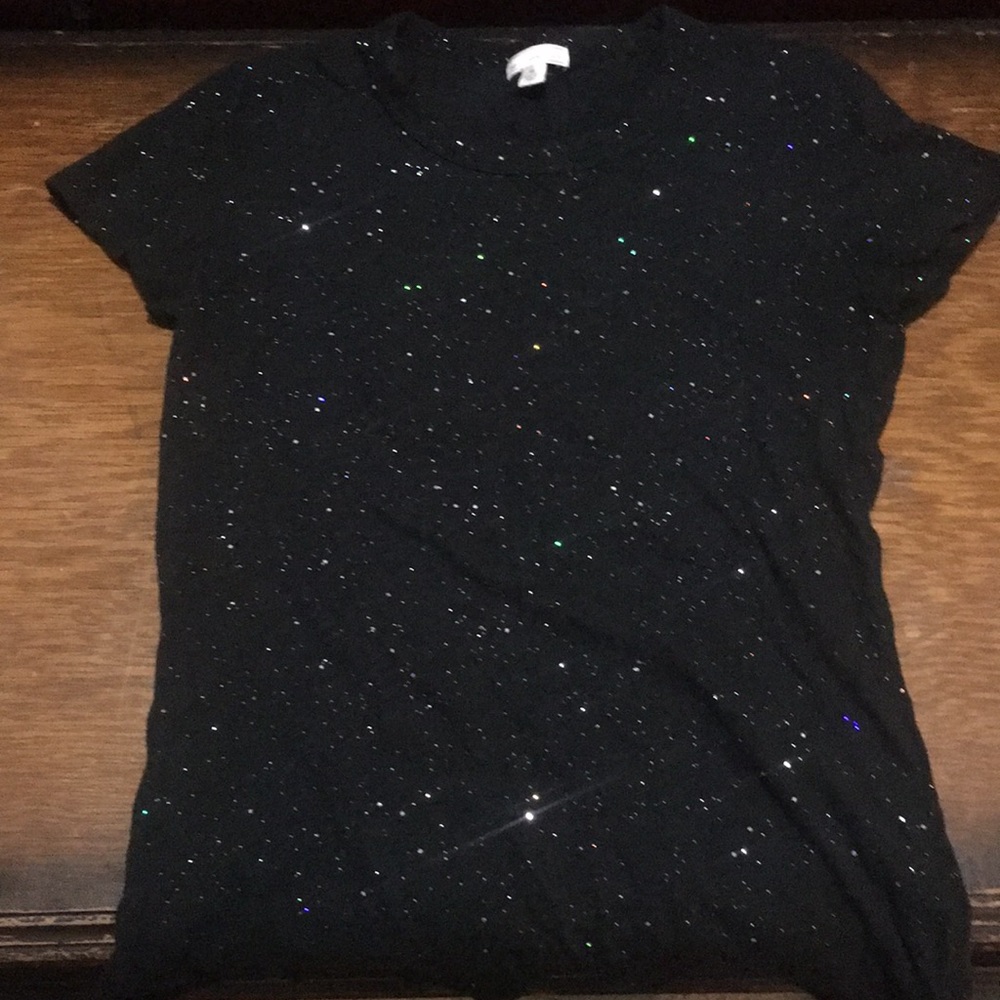 GAP SPARKLE TEE SIZE SMALL