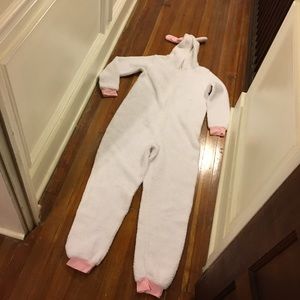 Adult bunny onesie