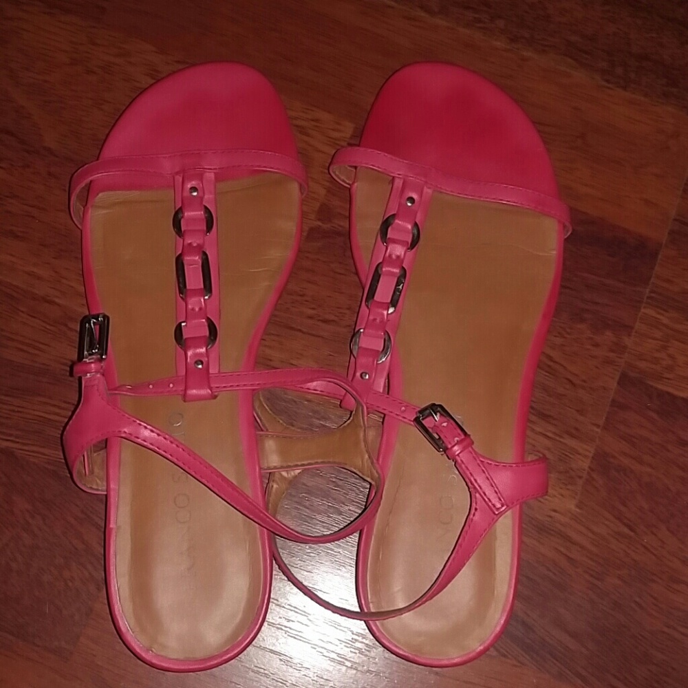 Orange Franco sarto sandals