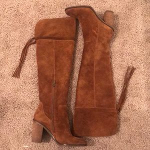 Franco Sarto Eckhart Tassel Over-the-Knee Boots
