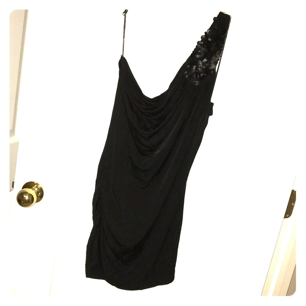 MNG one shoulder top