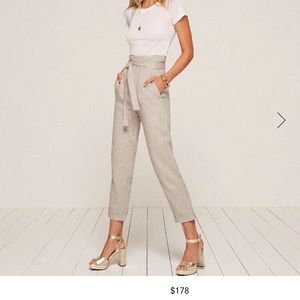 BNWT Reformation Fisher Pants Size 2