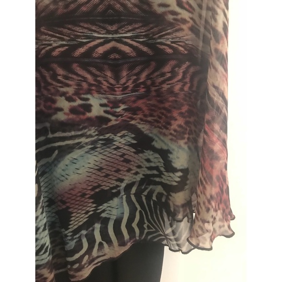 Elisa B chiffon dress - Picture 3 of 4