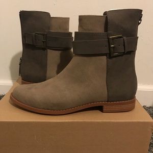 Hunter green Zara booties