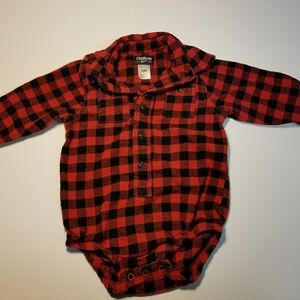 Osh Kosh Flannel Onesie