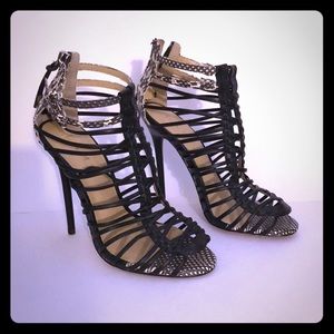 L.A.M.B. Strapping Heels (NWOT)