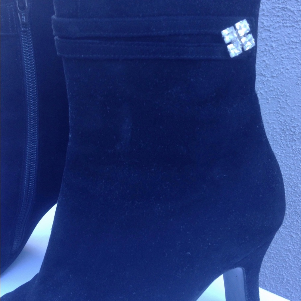 Vintage Cesare Patiotti black suede ankle boots shoes - Picture 2 of 7