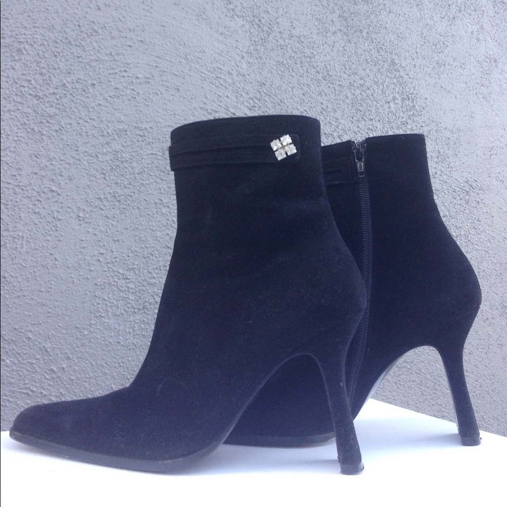 Vintage Cesare Patiotti black suede ankle boots shoes - Picture 6 of 7