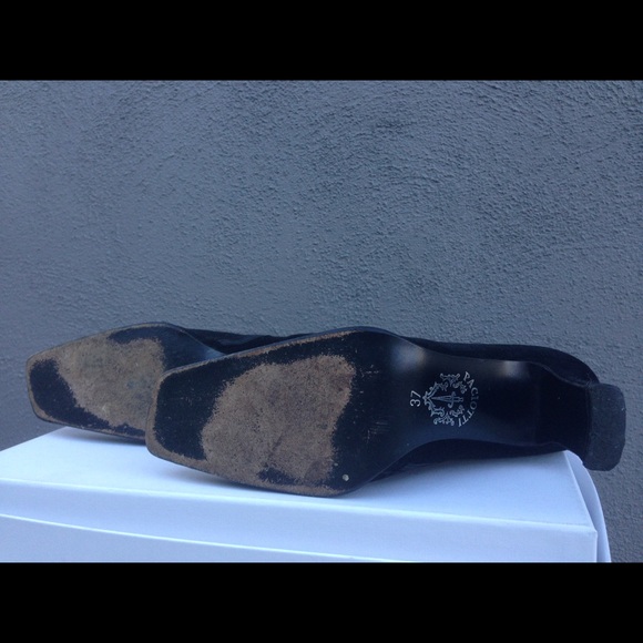 Cesare Patiotti black suede ankle boots shoes - Picture 4 of 7