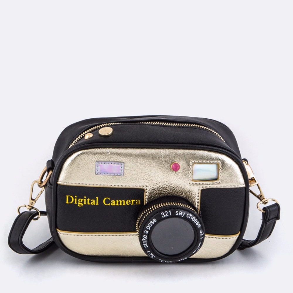 3D Digital Camera Swing Bag (Gold)