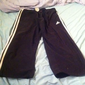 Medium Adidas kids black track pants