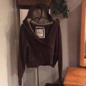 American Eagle outfitters crop hoodie