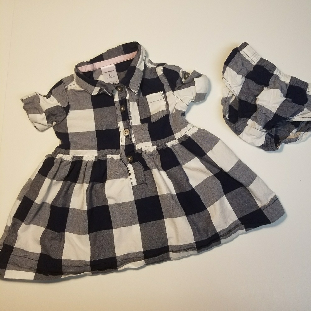 Carter's Blue Plaid Dress